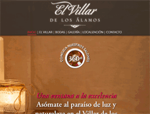Tablet Screenshot of elvillardelosalamos.com